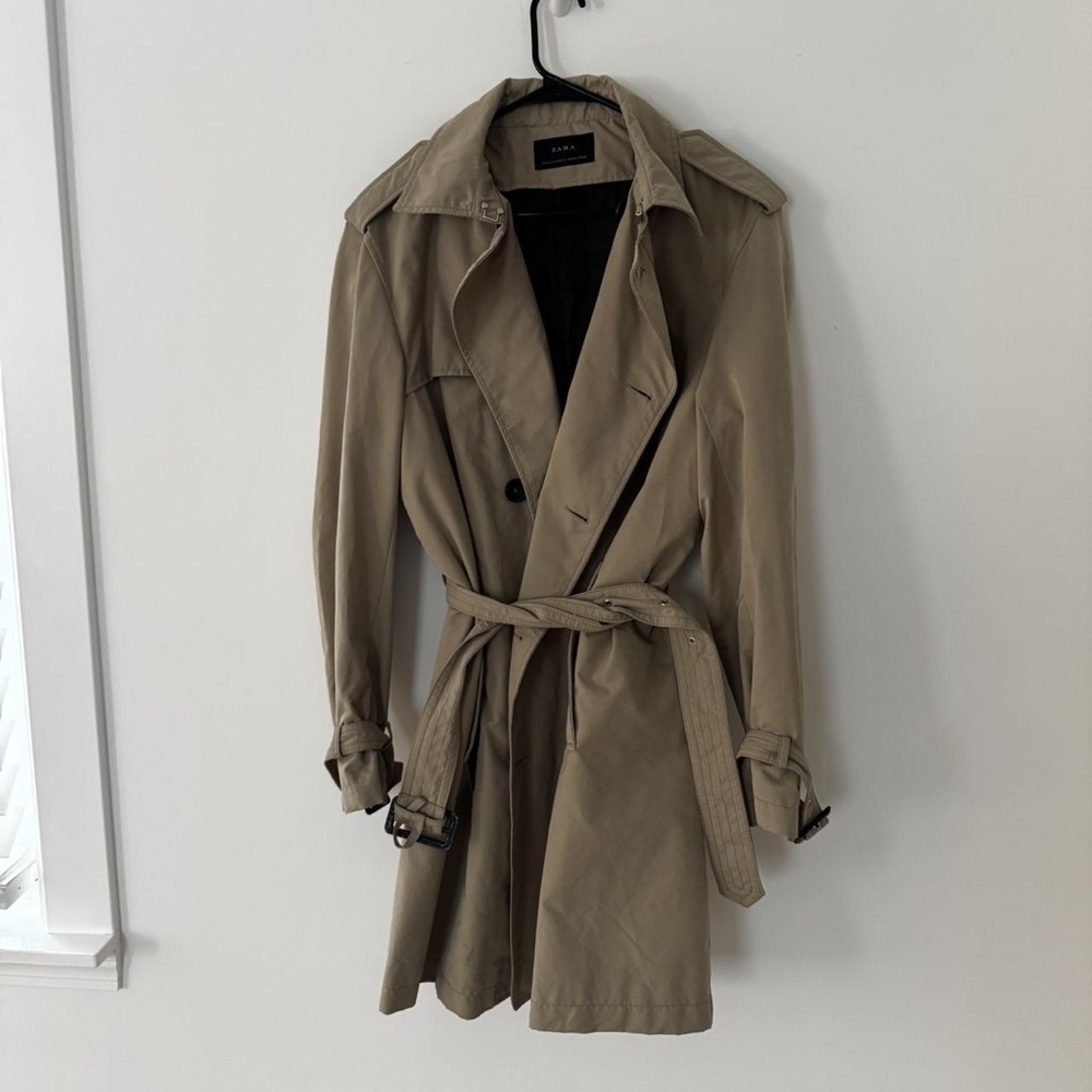 Zara Beige Trench Coat with Belt